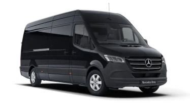 Mercedes-Benz Sprinter negra de lujo